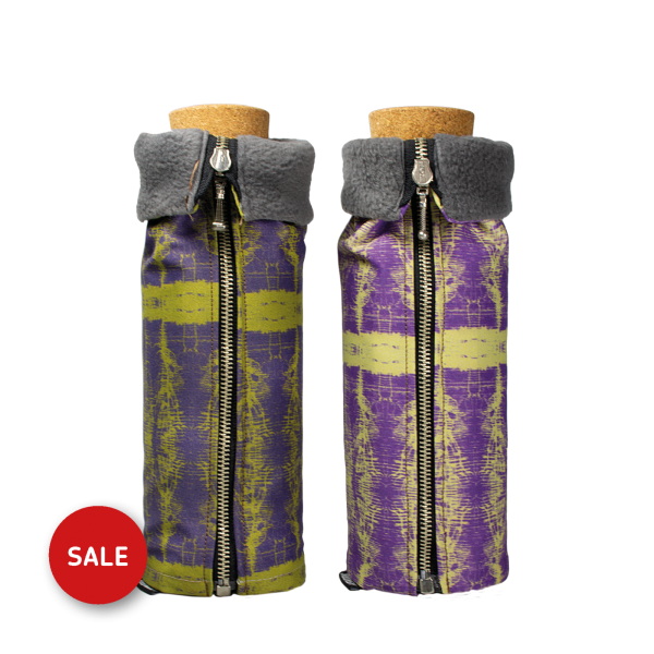 2 Flessenjasjes 'Purple me'